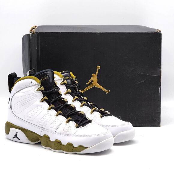 Nike Air Jordan Retro 9 Space Jam 302359-109 Sneakers White US 6Y 7.5W - NWB - Picture 1 of 8